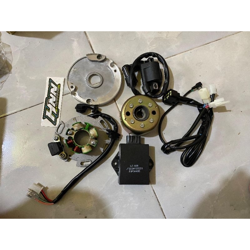 Pengapian Yamaha Yz Thailand Pnp Rx King Kelengkapan Magnet, Coil, Cdi, Adaptor Plendes Murah