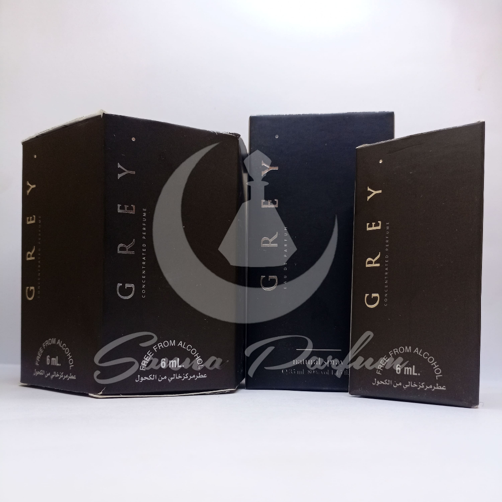 PARFUM GREY 100% original dobha non alkohol