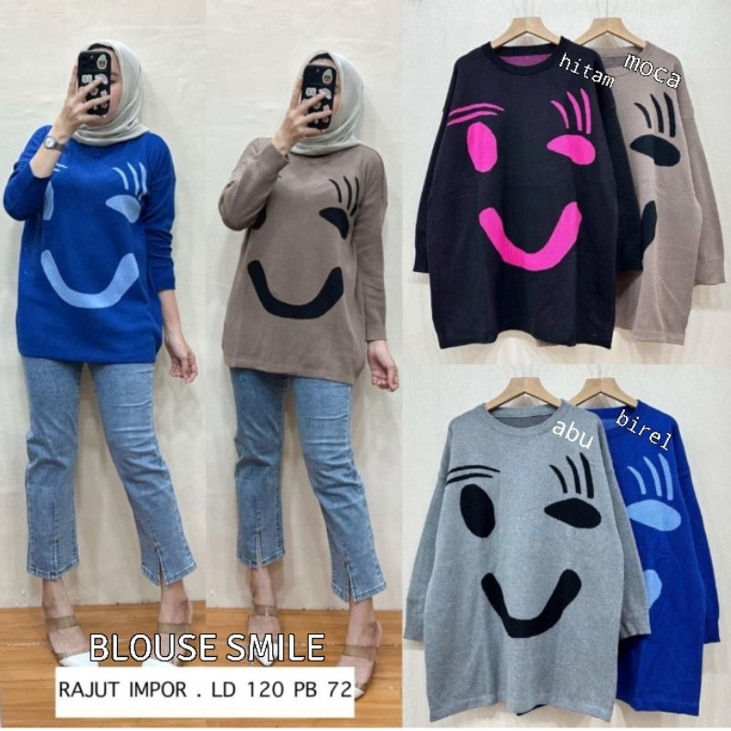 rajut import/blouse rajut import/kaos rajut import