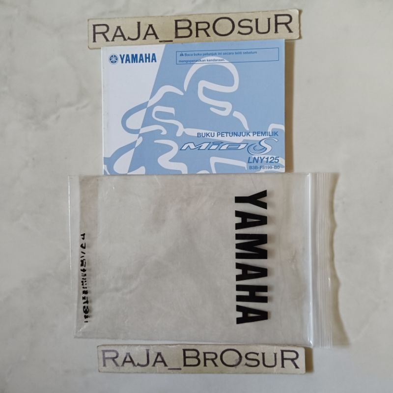 Buku petunjuk pemilik/Manual book Yamaha Mio S 125 B3B 2017-2019
