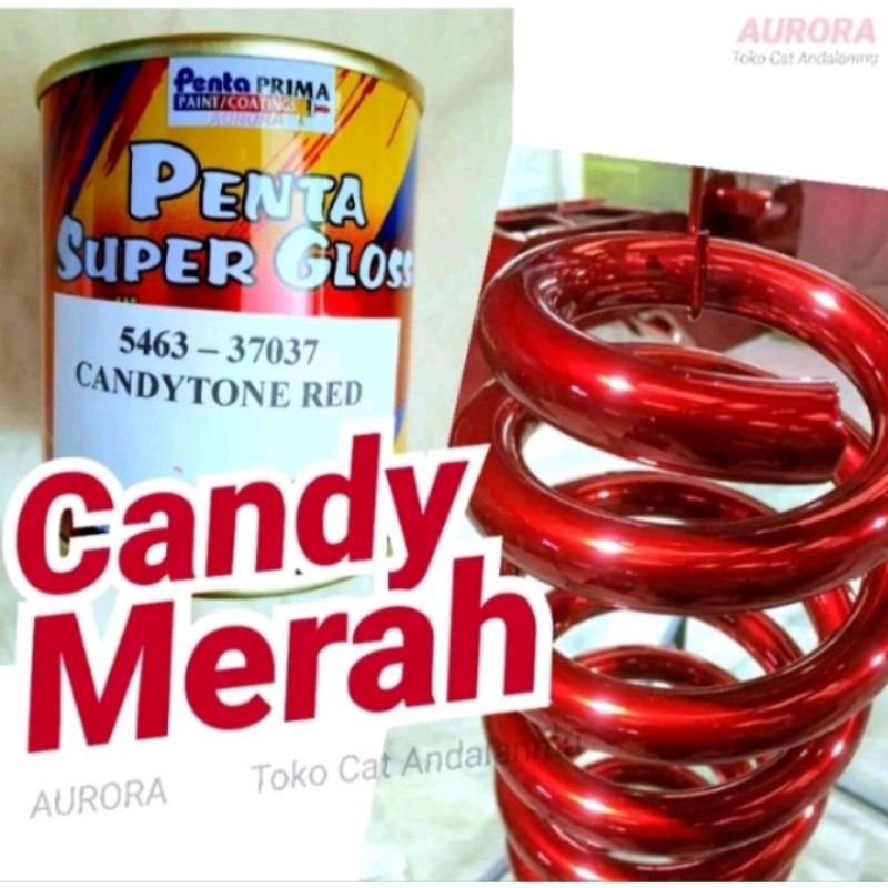 Cat Candy Tone Merah Penta Super Gloss 5463-37037 Candytone Red
