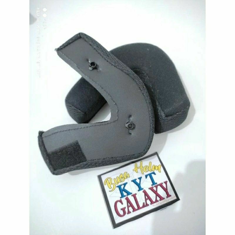 Busa Helm KYT GALAXY || busa pipi KYT galaxy kancing plastik || Check Pad Busa samping || Busa Helm 