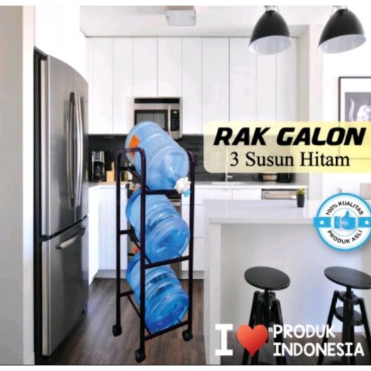 (♥C6369]  Rak galon 3 susun/Rak galon besi 3susun/kuat murah dan ekonomis