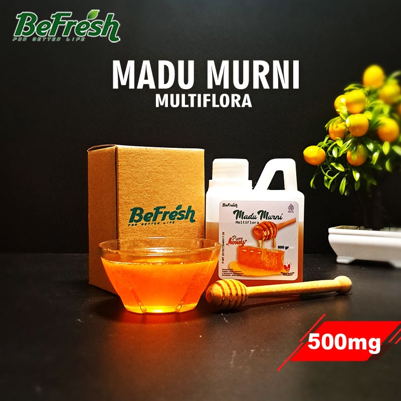 

Befresh - Madu Asli Madu Multiflora Murni Pure Raw Honey Original - 500gr