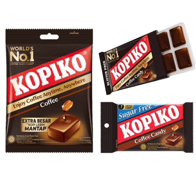 

KOPIKO Aneka permen kopi Coffee Candy blister sugar free