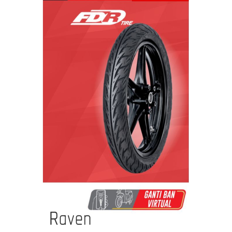 BAN FDR RAVEN 70/90 80/90 90/80 RING 17 NON TUBELES