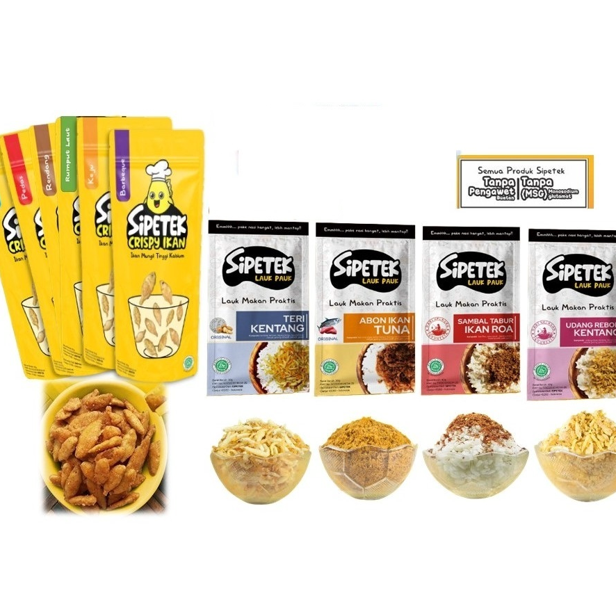 

QKKH2684 9.9 BRANDS FESTIVAL Sipetek Crispy Ikan Sipetek Lauk Pauk Tinggi Kalsium 1thn+