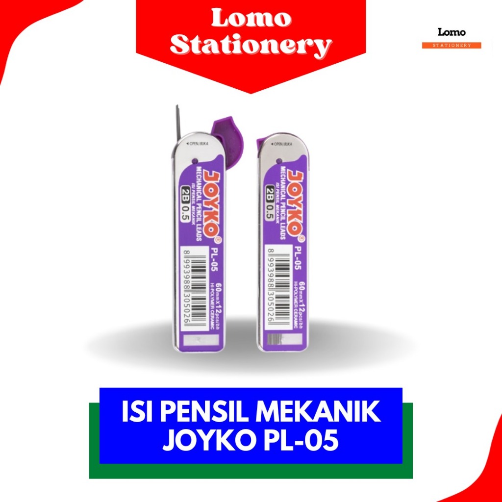 

Pencil Lead Isi Pensil Mekanik Joyko PL-05 2B 0.5 mm
