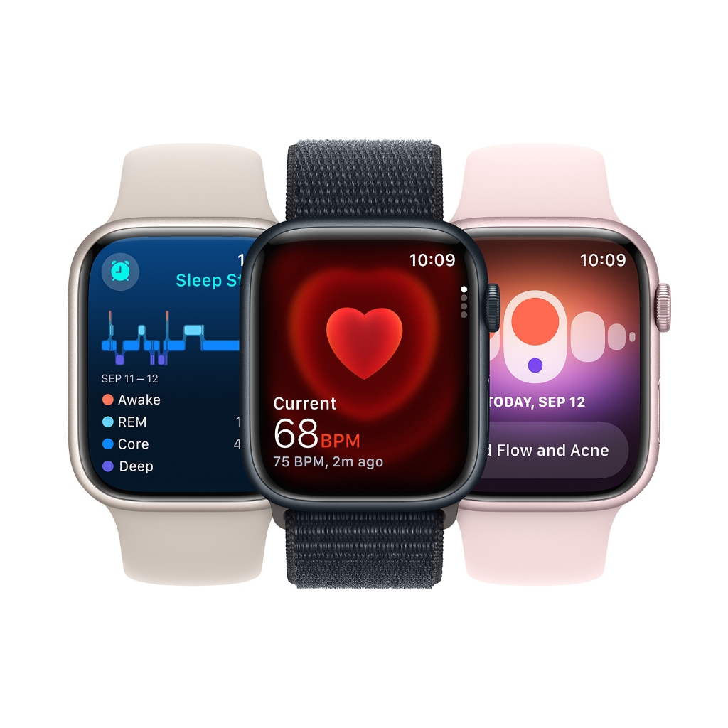 Apple Watch Series 9 45mm GPS, (PRODUCT)RED, Aluminium Case with (PRODUCT)RED Sport Band - S/M