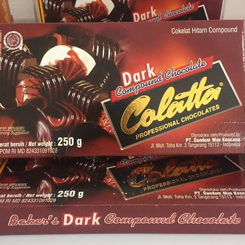 

FTVC0134 ✔✔SALE✔✔ Cokelat Colatta Dark Compound 250gr