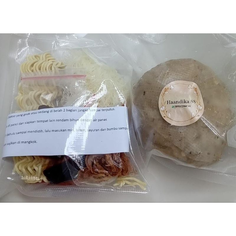 

Bakso Kuah Bom Home Made Tanpa Bahan pengawet+Bumbu Kuah