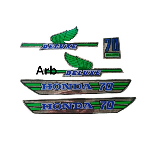 stiker striping c 70 variasi racing