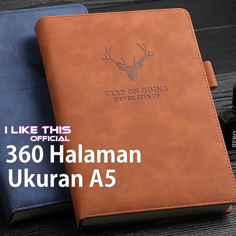 

✾✱ Buku Agenda Catatan Kerja Meeting Planner NoteBook Notepad Diary Binder Cover Kulit A5