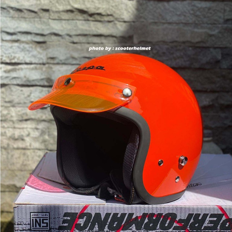 Helm Vespa + Japan Pet Vintage