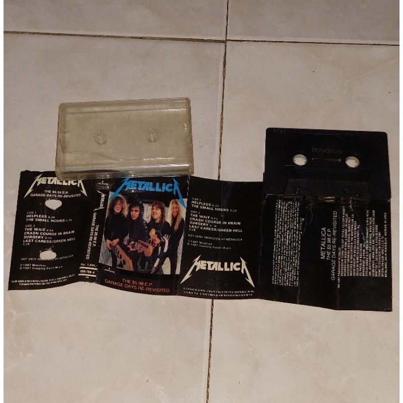 kaset barat original METALLICA-The $5.98 EP Garage Days Re-Revisited