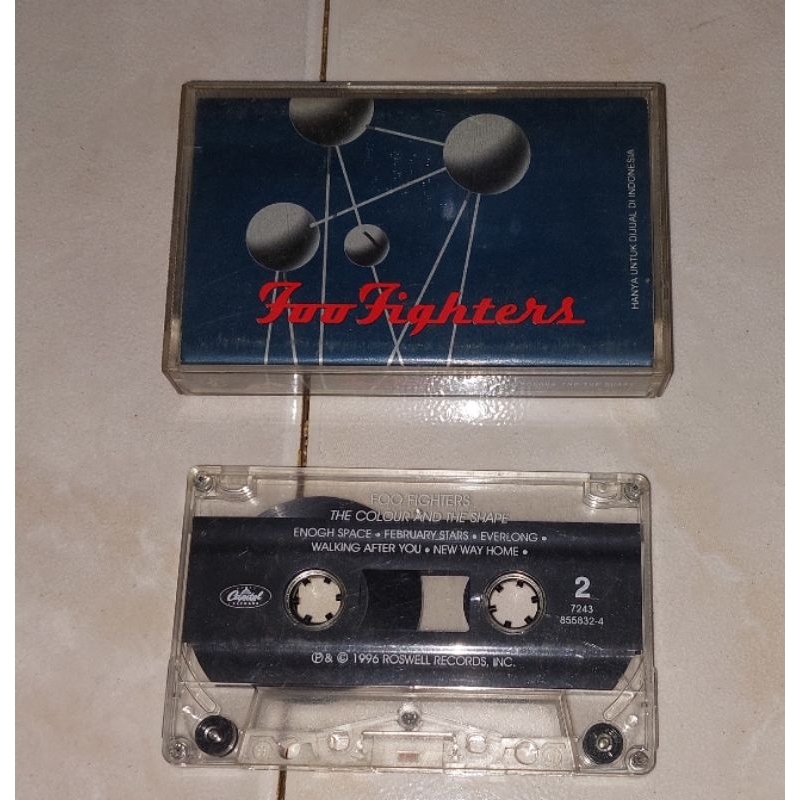 kaset barat original FOO FIGHTERS-The Colour And The Shape