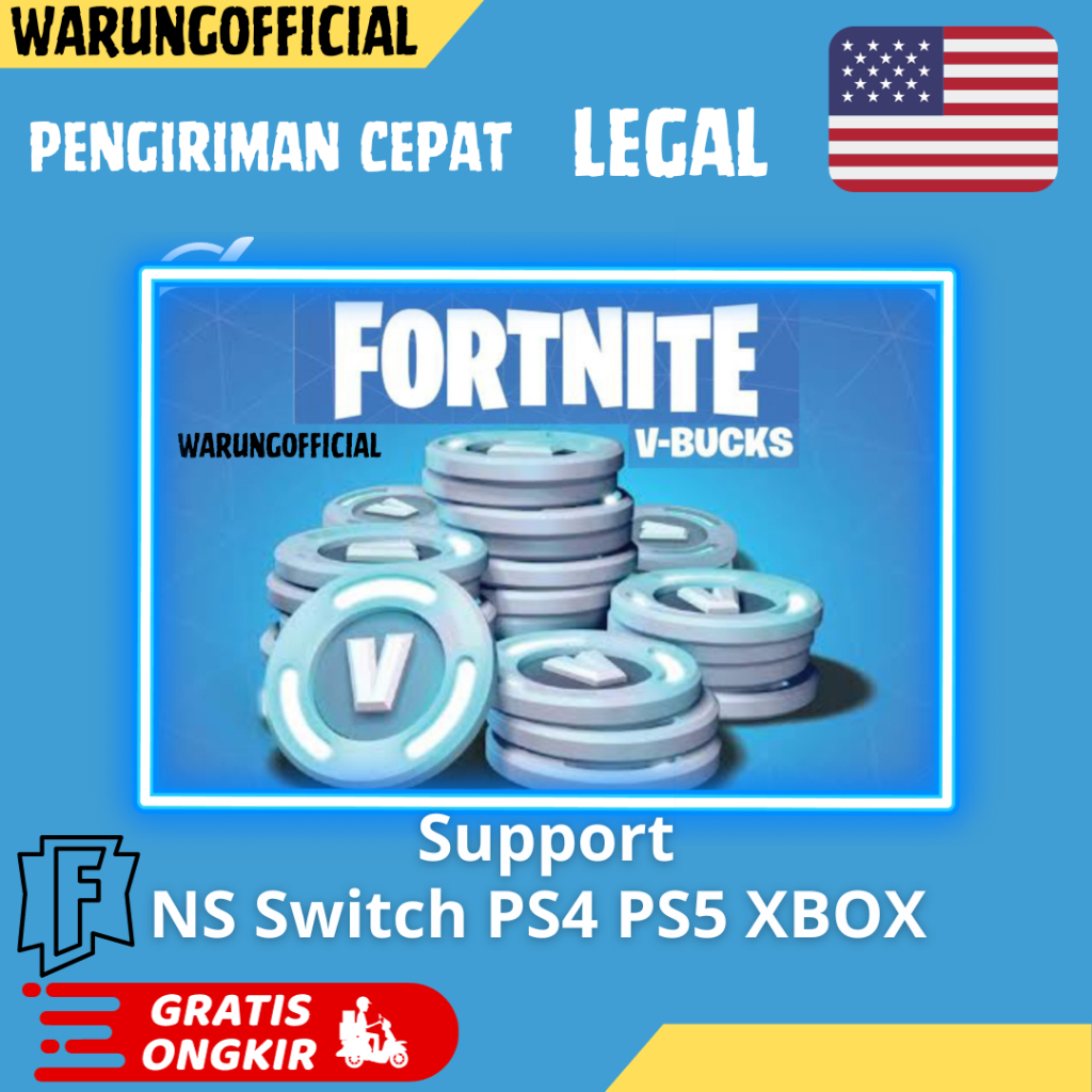 Fortnite Vbucks Switch Region US 2.800 V_bucks