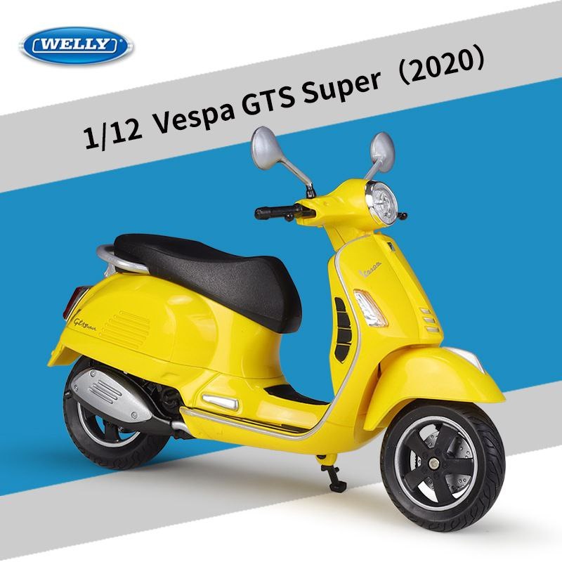 Diecast Vespa GTS Super 2020 Miniatur Vespa Primavera Diecast motor Vespa klasik jadul harga murah