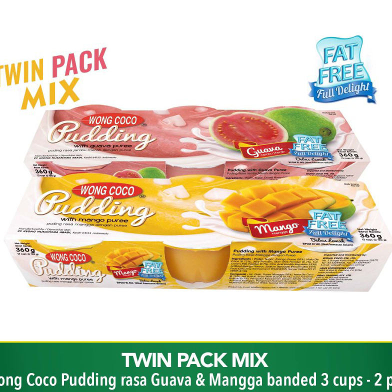 

GCFJ7300 XC26619 TWINPACK MIX - Pudding 120gx3 Banded Guava & Mangga