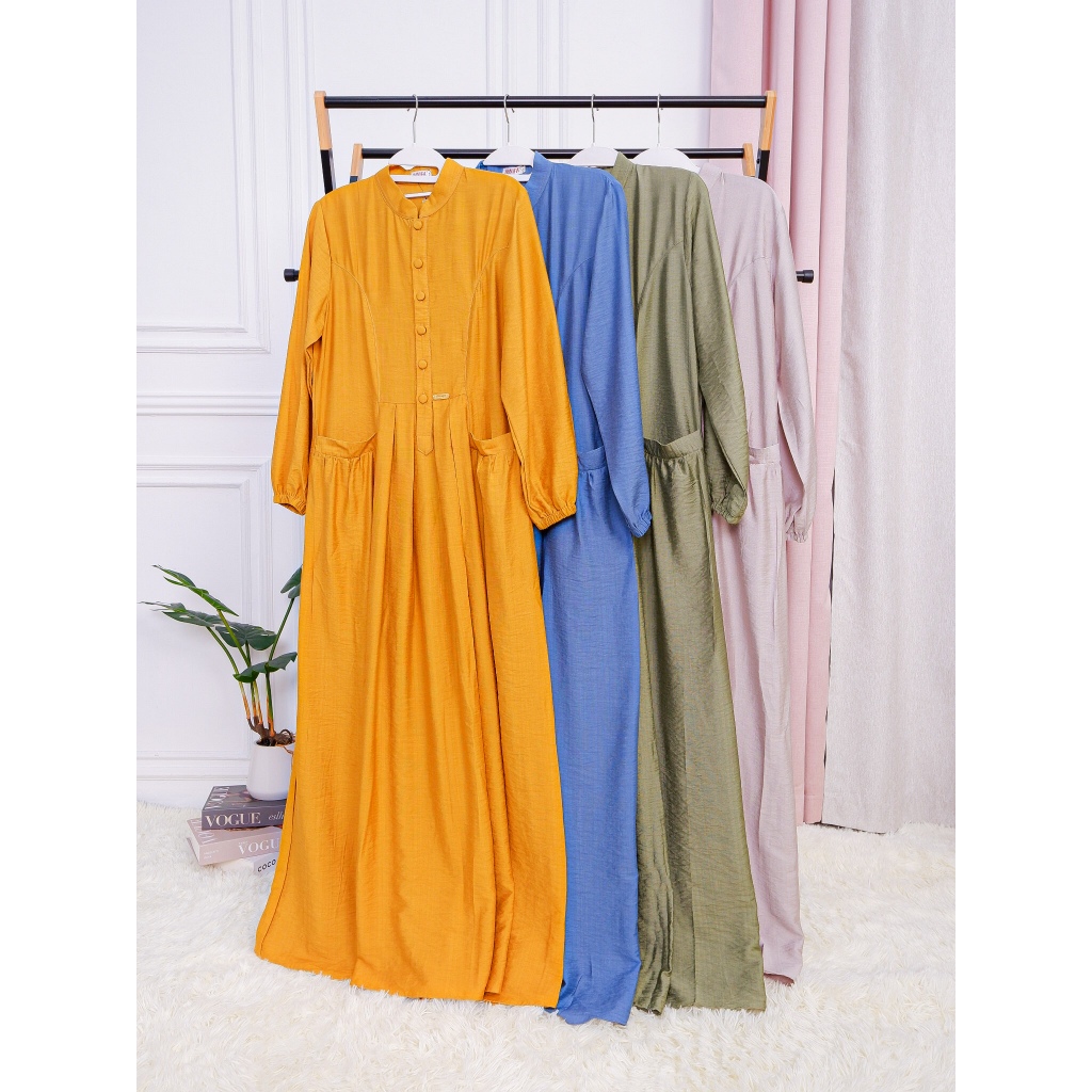 AMIRA DRESS/GAMIS Linen Crinkle