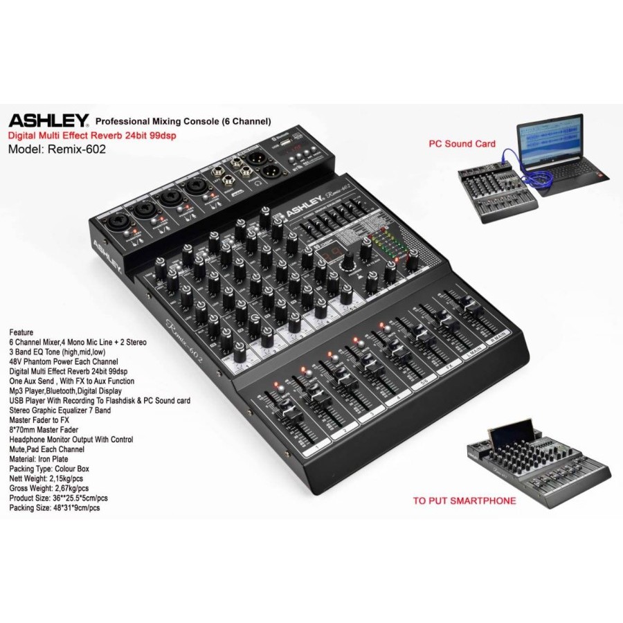mixer ashley remix 602 remix602