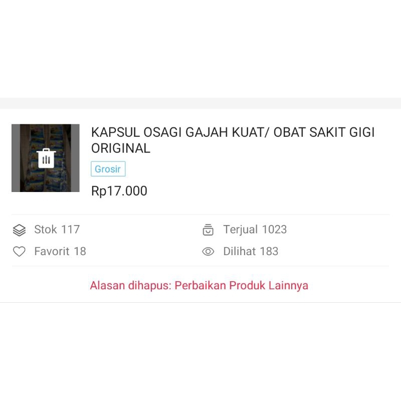 

Kapsul Osagi Original