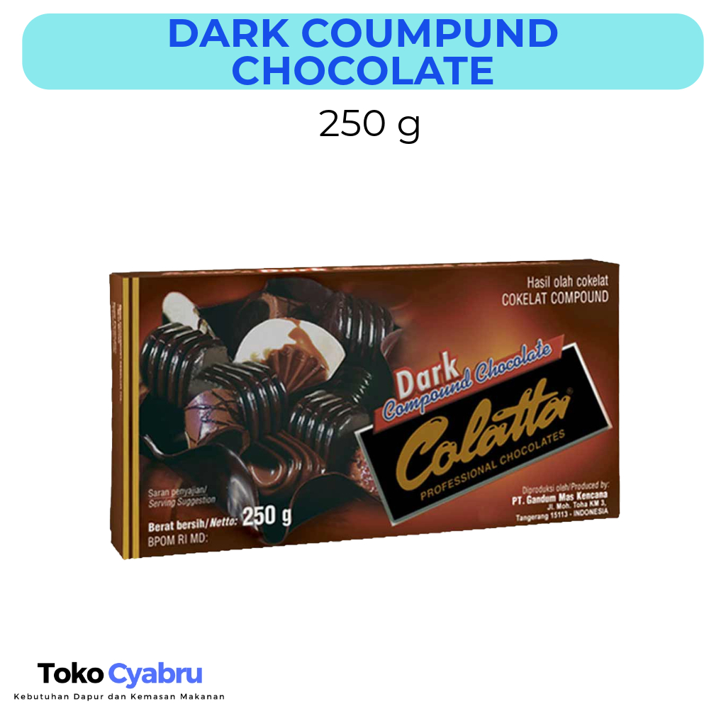 

Colatta Dark Compound Chocolate 250 g