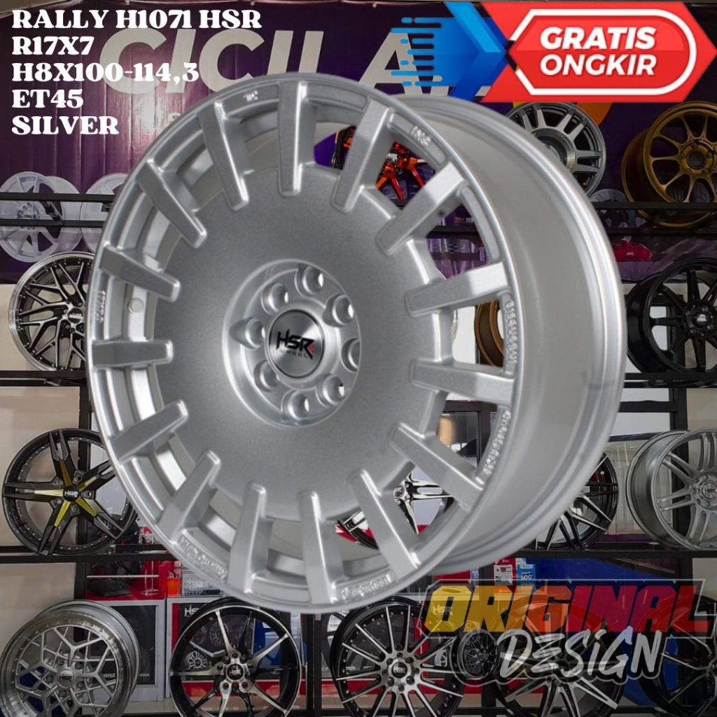 Velg Mobil AVANZA , CONFERO , VIOS , BALENO , HSR RALLY RING 17 R17