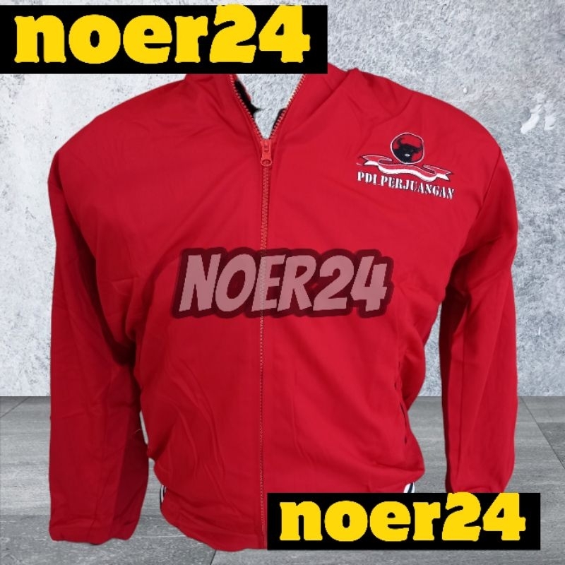 jaket partai pdip full bordir terbaru
