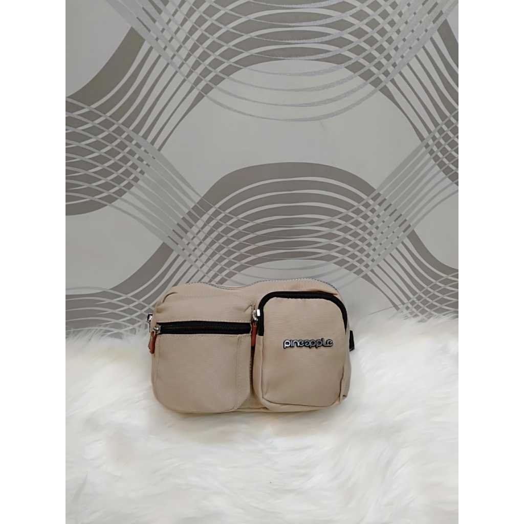 TAS PINGGANG WAISTBAG PINEAPLLE 2449 CREAM NB
