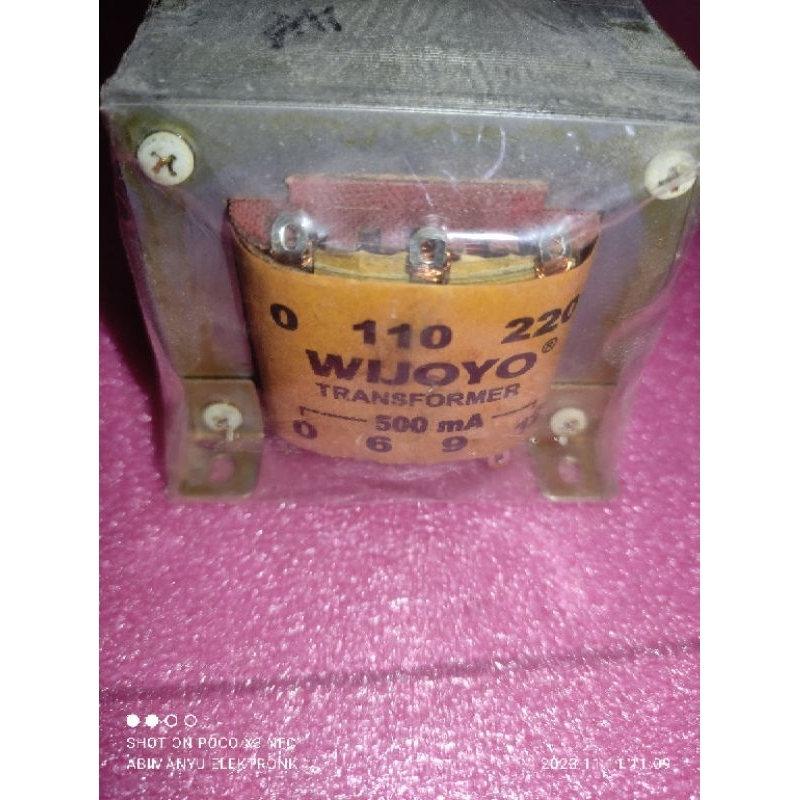 Trafo Wijoyo 5A CT 32 Transformer Tembaga murni