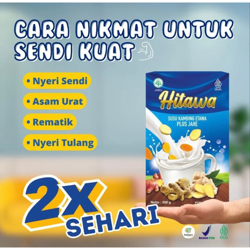 

(FREE BONUS) PAKET RESELLER 10 BOX HITAWA Susu Untuk Tulang dan Sendi Sehat Kuat