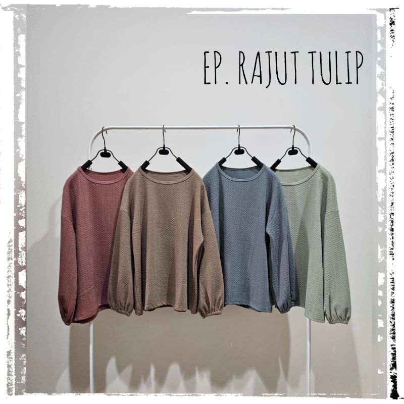 Kaos Rajut / Kaos Rajut Premium/ Kaos Iwata EP Rajut Tulip