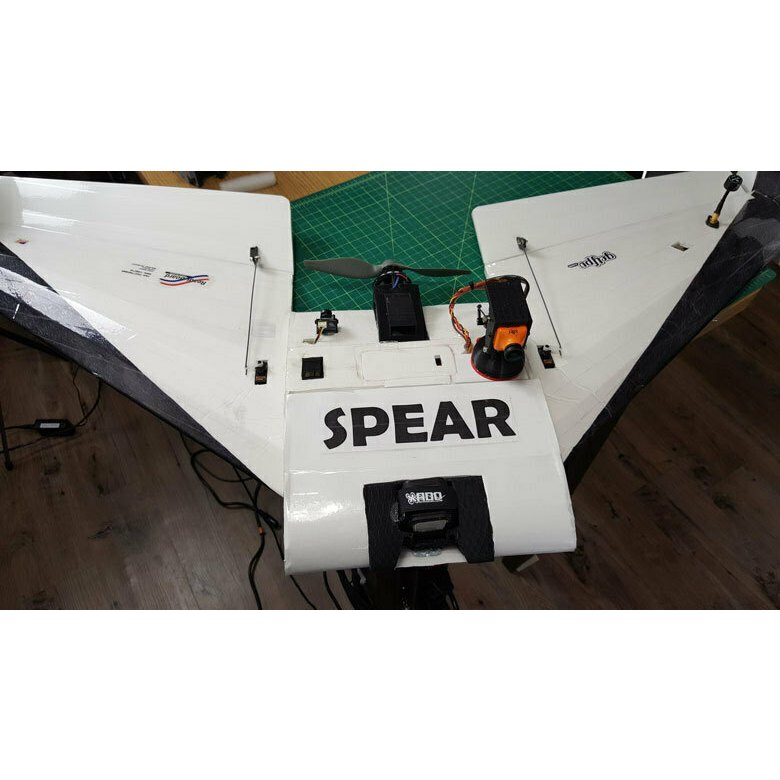 FT Spear kit, Flying wing, Rc pesawat fly wing Aeromodelling remote control rc plane (CNC Cutting)