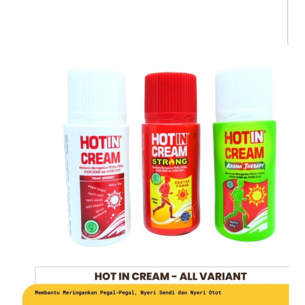 HOT IN CREAM BOTOL 60GRAM / cream original/cream aromatherapy /cream strong