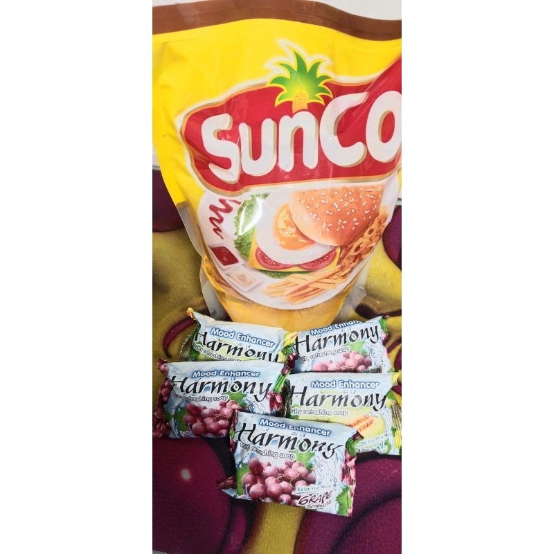 

PAKET MURAH MINYAK SUNCO 2 LITER + SABUN HARMONI 5 PCS RANDOM