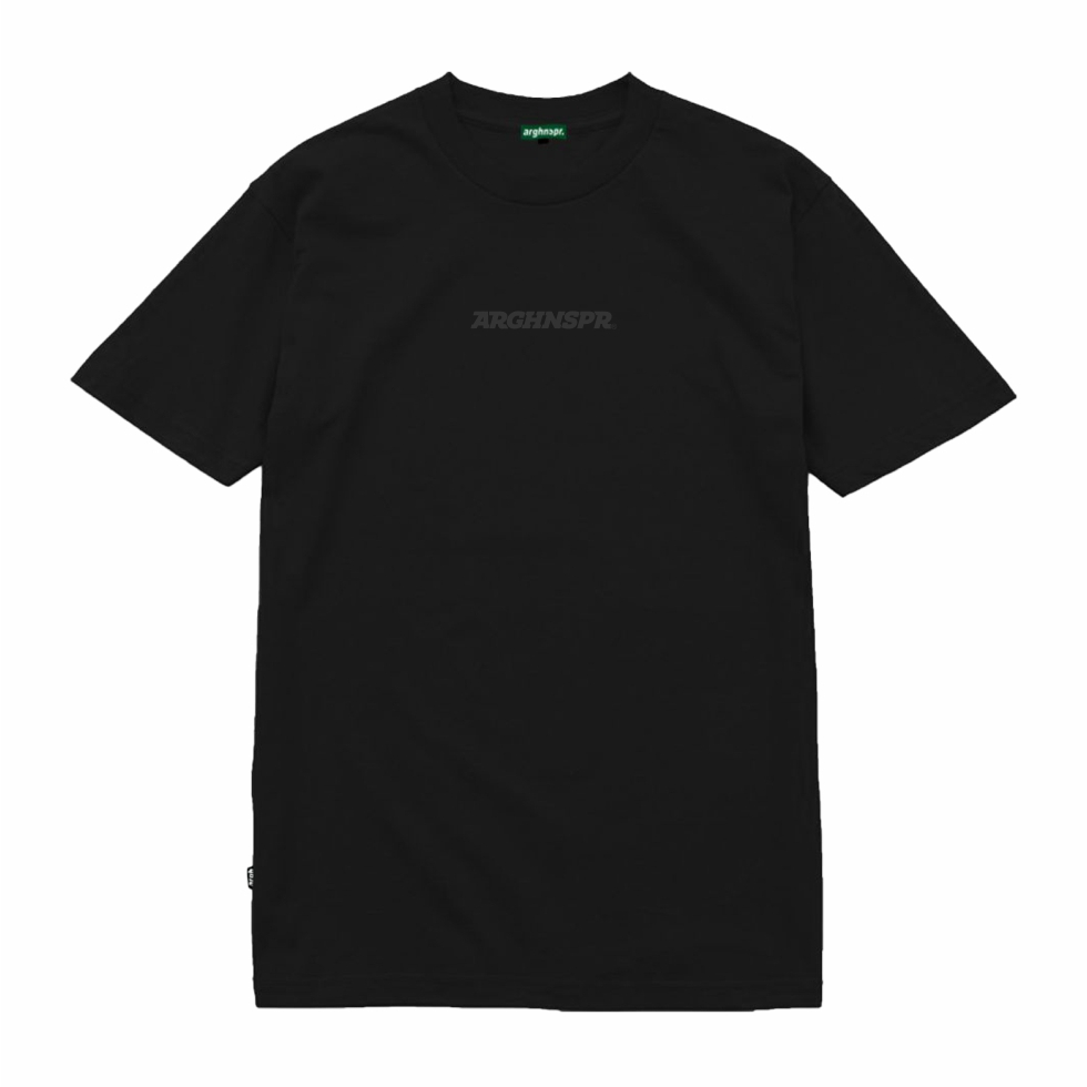 Arghinspire Kaos Katun Combed Hitam - Tshirt Black Bigzone