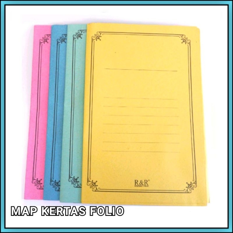 

10 Pcs Map Kertas Folio Murah / Stop Map