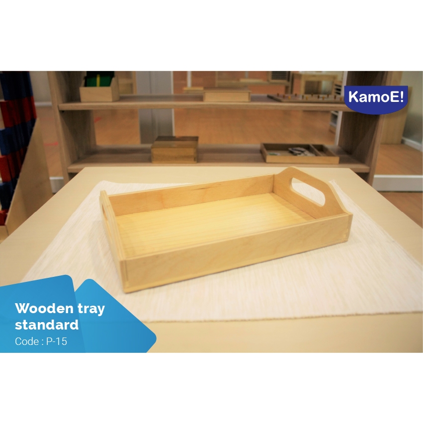 Wooden Tray Standard Montessori Material