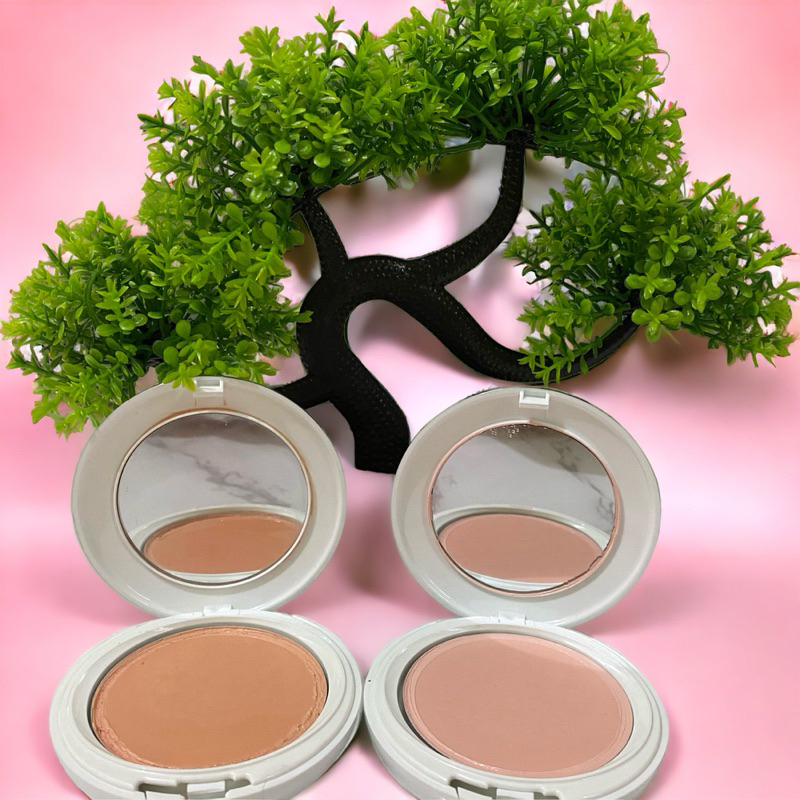 BEDAK BASAH GLOWING SHADE PINK DAN NATURAL