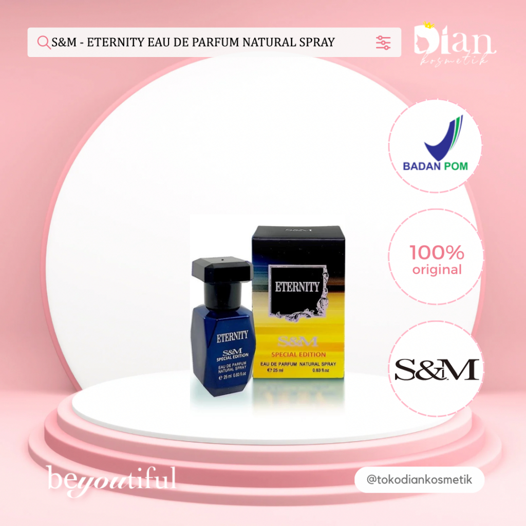 S&M - (ETERNITY) EAU DE PARFUM NATURAL SPRAY