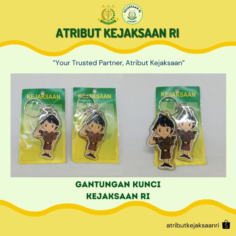 

ATRIBUT KEJAKSAAN RI - GANTUNGAN KUNCI KEJAKSAAN RI