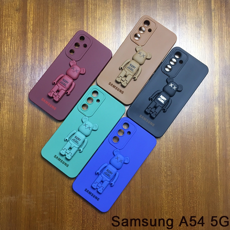 Official Original Holder SoftCase Samsung Galaxy A54 A34 A73 A53 A33 A04 A04S A04E 4G 5G Casing Bear