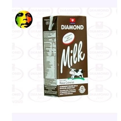 

Diamond milk uht 200 coklat