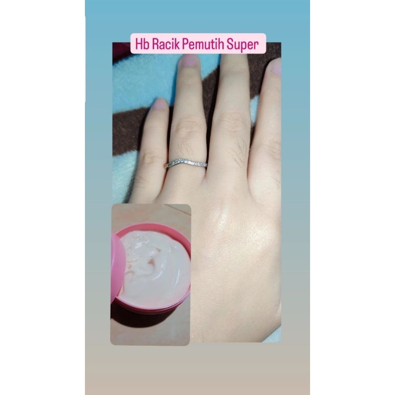 Hb Pribadi Racikan Pemutih Super/ Hb Pemakaian Pribadi/ Hb untuk kulit yang sangat susah putih