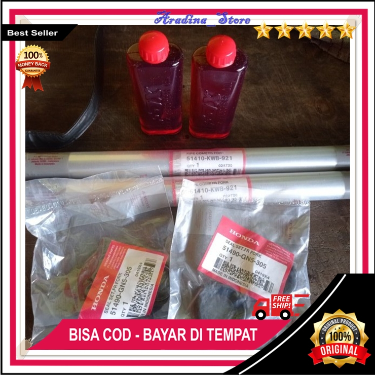 Shock Blade Original Paket As Shock Sok Depan Honda Blade Revo Absolute Komplit KWB KWW Variasi ORI