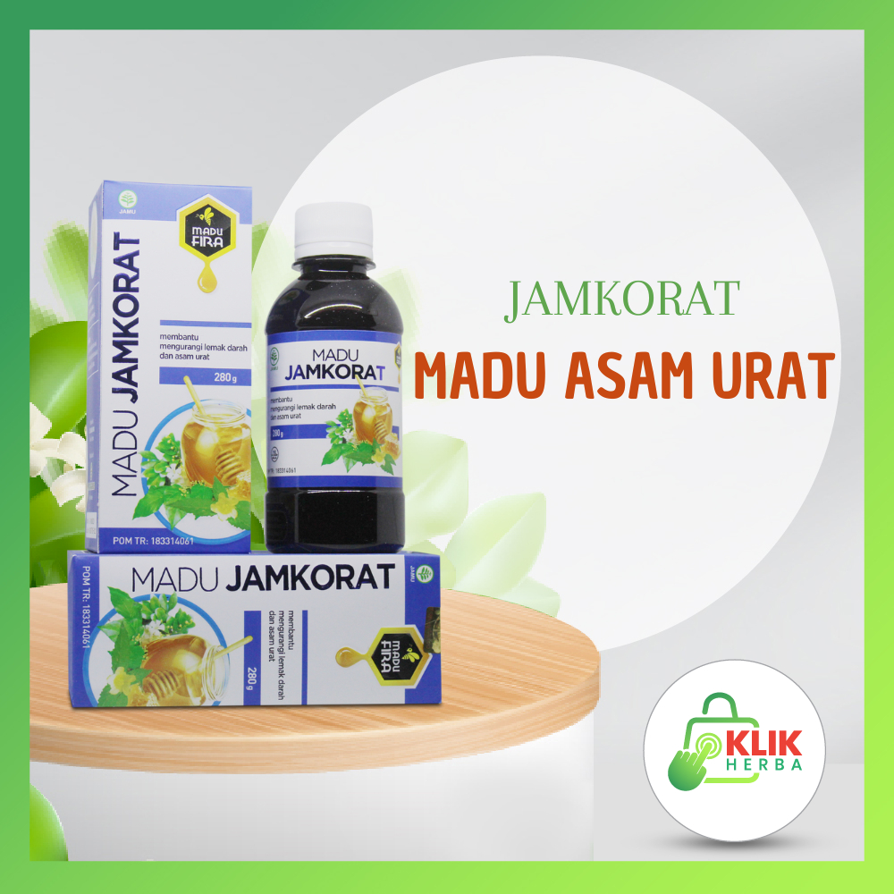 JAMKORAT Madu Asam Urat 280 Gram Obat Untuk Kolestrol Dan Nyeri Sendi Paling Ampuh ORIGINAL BPOM