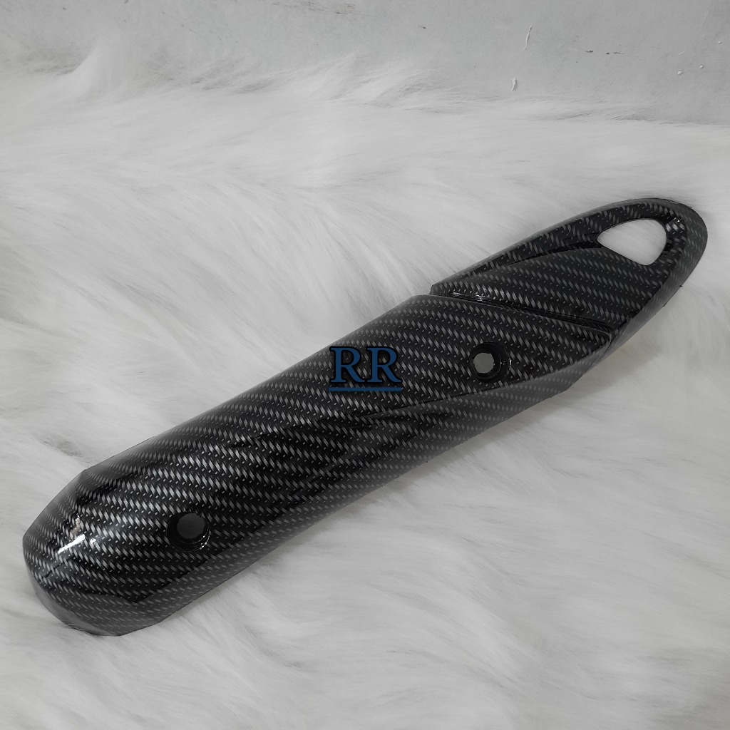 Cover Tutup Knalpot Carbon Spacy FI-Karbu