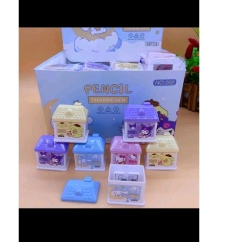 

0RAUTAN PENSIL SANRIO RUMAH SERUTAN CINNAMOROLL KURO MELO POM