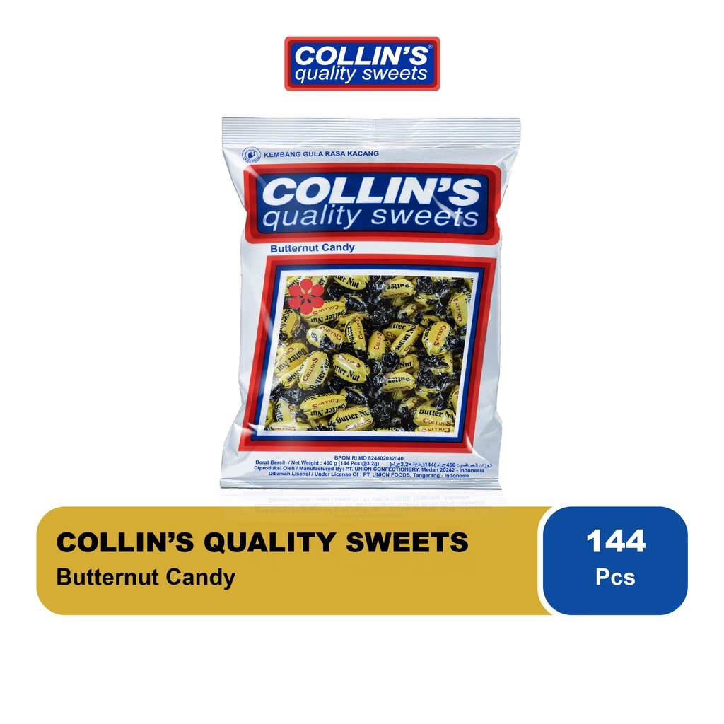 

Permen Collins Butternut 460 gram - Collins Butternut Candy Permen Kacang